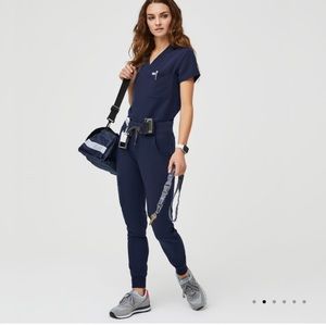 FIGS Womens Zamora Jogger Scrub Pant Navy sz XXS